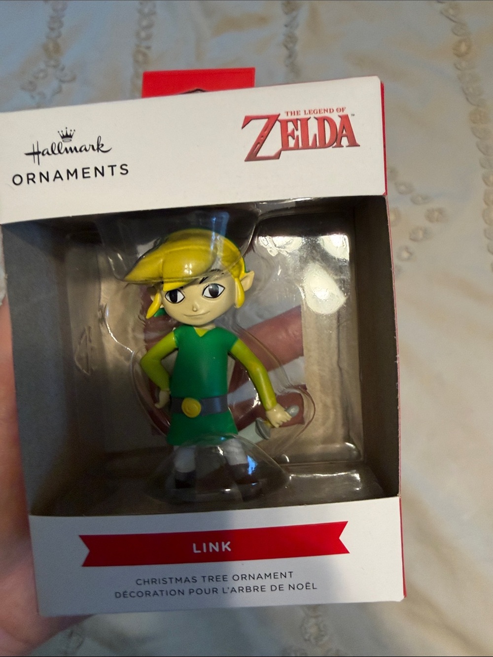 Hallmark Zelda Link Ornament - Green and Yellow